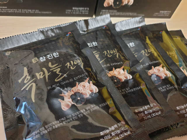 약사신협_흑마늘진액_70mlx30포 리뷰 사진