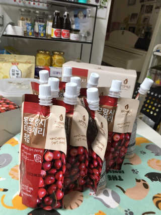 자연에온 몽모랑시 타트체리 착즙 100mL 10개입 2BOX — 4.5점을 준 리뷰어가 2020년 12월 올린 사용 사진