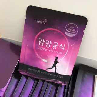 [감량공식] 다이어트 건강기능식품 신규 캠페인 — 4점을 준 리뷰어가 2020년 4월 올린 사용 사진