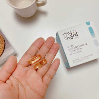 JW중외제약 마이코드 알티지 오메가3 1000 mg — 4점을 준 리뷰어가 2020년 9월 올린 사용 사진