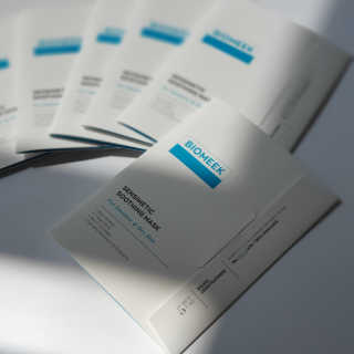바이오믹 BIOMEEK SENSIMETIC SOOTHING MASK.S — 5점을 준 리뷰어가 2020년 7월 올린 사용 사진