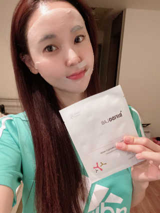 비피도랩 프로클리닉 폴루션에이징 프로텍트 마스크 — 5점을 준 리뷰어가 2020년 9월 올린 사용 사진