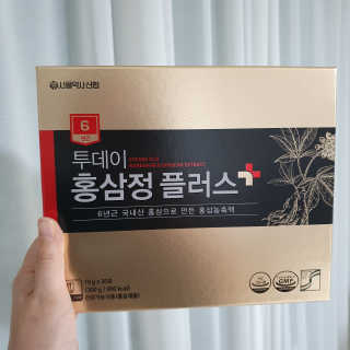 서울약사신협_투데이홍삼정플러스스틱_10g x 30포 — 5점을 준 리뷰어가 2020년 11월 올린 사용 사진