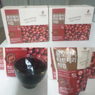 자연에온 몽모랑시 타트체리 착즙 100mL 10개입 2BOX — 5점을 준 리뷰어가 2020년 10월 올린 사용 사진