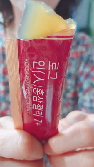 로그네이처 로그 인 홍삼젤리 7+ — 5점을 준 리뷰어가 2020년 7월 올린 사용 사진
