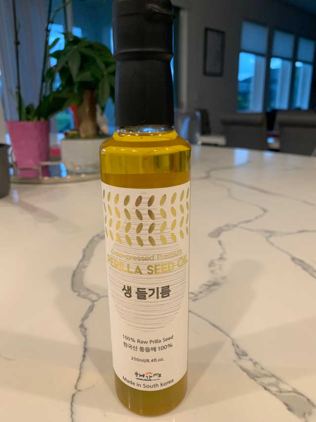해 가연 냉간 들깨 씨 유 250ml 리뷰 사진