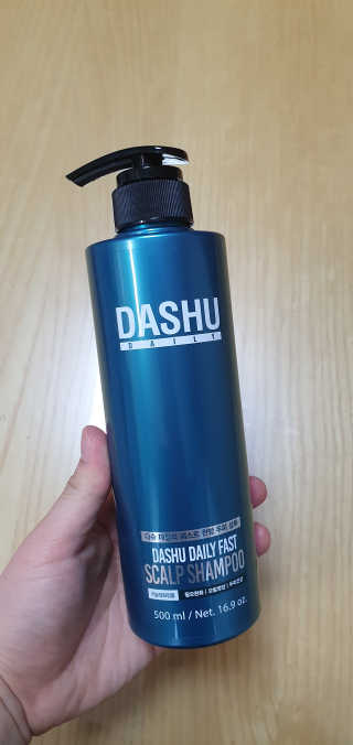 다슈코리아 다슈 데일리 패스트 한방 두피 샴푸 500ml — 5점을 준 리뷰어가 2020년 4월 올린 사용 사진