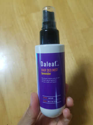 달리프 글램 헤어 데오미스트 100ml 라벤더 or 플라워 — 3.5점을 준 리뷰어가 2020년 4월 올린 사용 사진