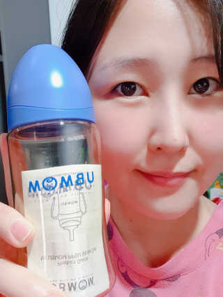 유비맘 PPSU 젖병 노꼭지_260ml_컬러 랜덤 발송 — 4점을 준 리뷰어가 2020년 8월 올린 사용 사진