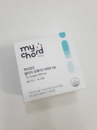 JW중외제약 마이코드 알티지 오메가3 1000 mg — 5점을 준 리뷰어가 2020년 10월 올린 사용 사진