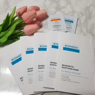바이오믹 BIOMEEK SENSIMETIC SOOTHING MASK.S — 5점을 준 리뷰어가 2020년 6월 올린 사용 사진