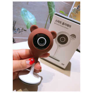 헤이홈 스마트 홈카메라 + 헤이베어 캐릭터커버 — 5점을 준 리뷰어가 2020년 5월 올린 사용 사진