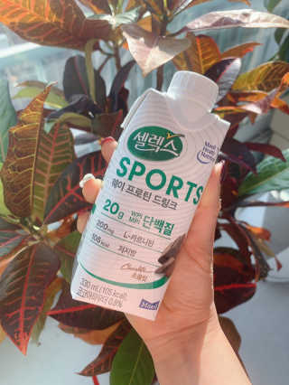 셀렉스스포츠 셀렉스 스포츠 드링크 초콜릿 _ 330ml x 12팩 — 5점을 준 리뷰어가 2020년 11월 올린 사용 사진
