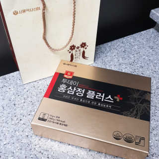 서울약사신협_투데이홍삼정플러스스틱_10g x 30포 — 4.5점을 준 리뷰어가 2020년 11월 올린 사용 사진