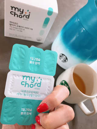 JW중외제약 마이코드 알티지 오메가3 1000 mg — 5점을 준 리뷰어가 2020년 9월 올린 사용 사진