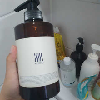 에이처드 유산균 탈모 샴푸 500ml — 5점을 준 리뷰어가 2020년 9월 올린 사용 사진