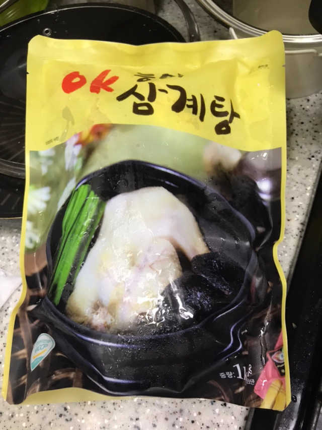 미지마켓 국내산 능이삼계탕 1kg 리뷰 사진
