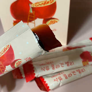 365더건강 에버뷰티 석류콜라겐 젤리 — 5점을 준 리뷰어가 2020년 6월 올린 사용 사진