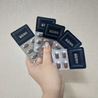 조은약초 꿀잠큐어 제주 감태추출물 감태정 600mg — 3점을 준 리뷰어가 2020년 5월 올린 사용 사진