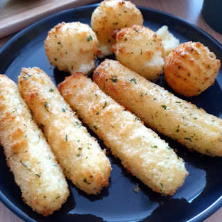 가치식탁 리얼치즈스틱, 리얼크림치즈볼 — 5점을 준 리뷰어가 2020년 10월 올린 사용 사진