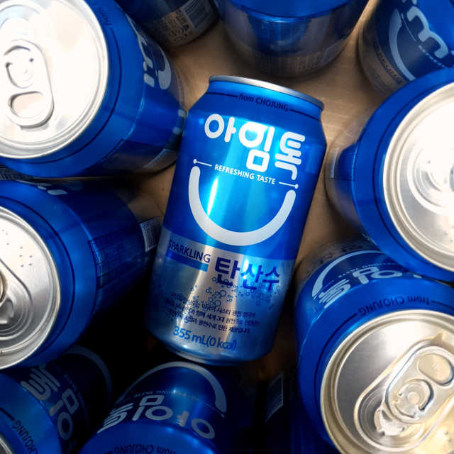 아임톡 탄산수 355mlX24캔 + 보냉팩 증정이벤트 리뷰 사진