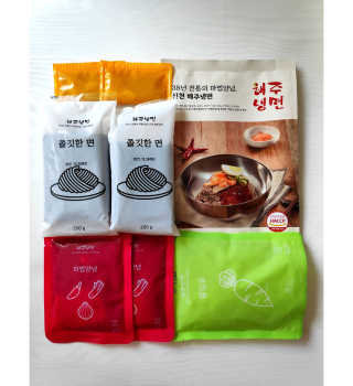 [해주냉면] 신천맛집 매운 비빔냉면 2인분 + 무절임 — 5점을 준 리뷰어가 2020년 5월 올린 사용 사진