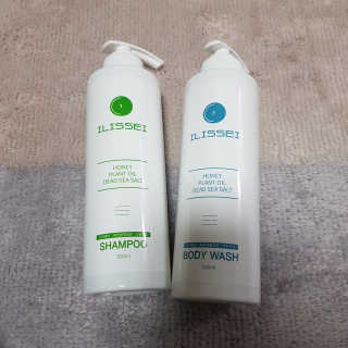 일리세이 허니 샴푸 500ml + 허니 바디워시 500ml 세트 — 3.5점을 준 리뷰어가 2020년 4월 올린 사용 사진
