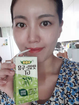 남양유업 맛있는두유GT 17차 깔끔한말차맛 — 5점을 준 리뷰어가 2020년 9월 올린 사용 사진