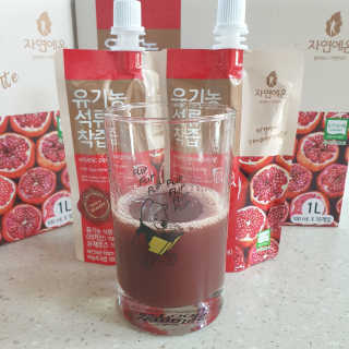자연에온 유기농 석류 착즙 100mL 10개입 2BOX — 5점을 준 리뷰어가 2020년 11월 올린 사용 사진