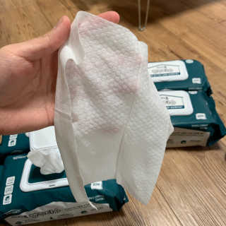 이지홈 간편 살균 행주 티슈 — 5점을 준 리뷰어가 2020년 11월 올린 사용 사진