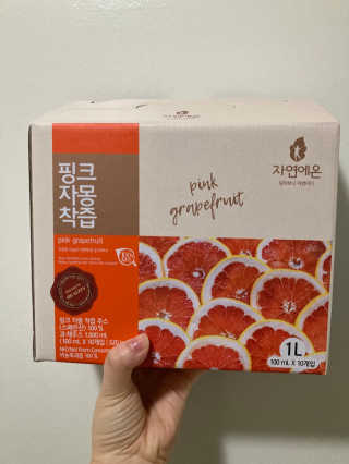 자연에온 핑크 자몽 착즙 100mL 10개입 2BOX — 5점을 준 리뷰어가 2020년 11월 올린 사용 사진