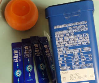 서울약사신협_내몸애눈건강루테인_2g x 50포 — 4점을 준 리뷰어가 2020년 12월 올린 사용 사진