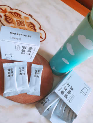 무디메이드 MUDI 텀블러 클리너 2세트 — 4점을 준 리뷰어가 2020년 6월 올린 사용 사진
