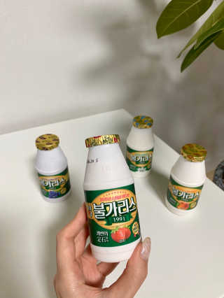 남양유업 30주년 한정판 스페샬 에디숀 불가리스 15입 — 5점을 준 리뷰어가 2020년 6월 올린 사용 사진