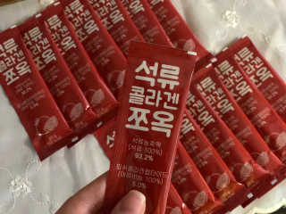 조은약초 석류콜라겐 석류즙 석류쪼옥 젤리 스틱 15포 x 20g — 5점을 준 리뷰어가 2020년 9월 올린 사용 사진