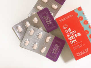 조은약초 자몽 오렌지 복합물 추출물 과라나 나린진 큐어 — 3점을 준 리뷰어가 2020년 6월 올린 사용 사진