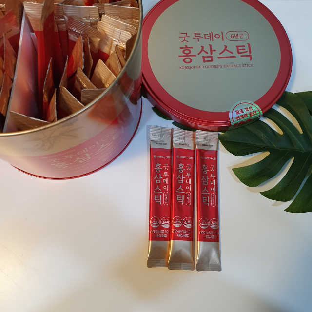 서울약사신협_굿투데이홍삼스틱_10ml x 100포 리뷰 사진