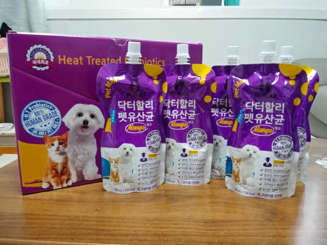 닥터할리 펫유산균 5ea 리뷰 사진
