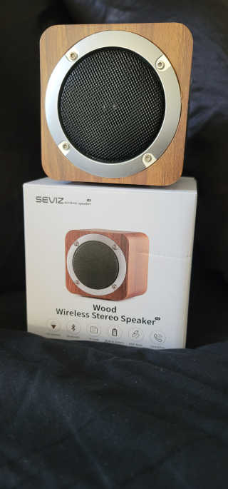 SEVIZ MINI10W 레트로 블루투스 스피커 — 5점을 준 리뷰어가 2020년 9월 올린 사용 사진