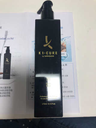 [두피헤어 트리트먼트] 케이원큐어 스켈프 젤 270ml — 4점을 준 리뷰어가 2020년 9월 올린 사용 사진