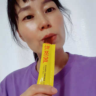 조은약초 국산 늙은 호박즙 호박쪼옥 젤리 20g x 15포 — 5점을 준 리뷰어가 2020년 8월 올린 사용 사진