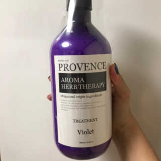 프로방스 바이올렛 퍼퓸 트리트먼트 1000ml 업그레이드 — 4점을 준 리뷰어가 2020년 8월 올린 사용 사진