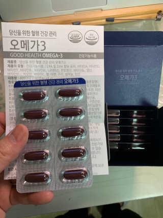 건강한약속 바른 바른 오메가3 — 5점을 준 리뷰어가 2020년 5월 올린 사용 사진