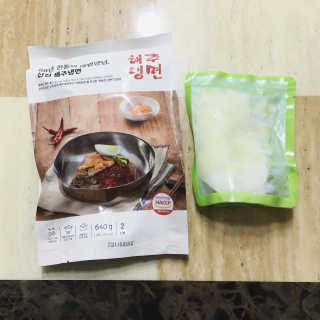 [해주냉면] 신천맛집 매운 비빔냉면 2인분 + 무절임 — 5점을 준 리뷰어가 2020년 5월 올린 사용 사진