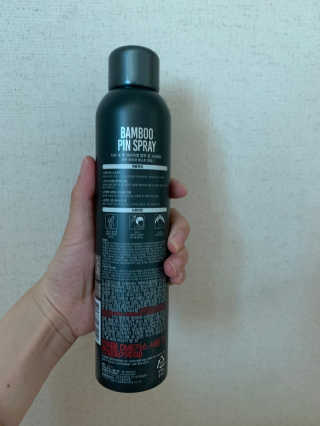 다슈코리아 다슈 포 맨 프리미엄 밤부 핀 스프레이 300ml — 5점을 준 리뷰어가 2020년 5월 올린 사용 사진