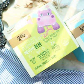 [풀무원베이비밀] 프로바이오락베이비 유산균 SET — 5점을 준 리뷰어가 2020년 10월 올린 사용 사진