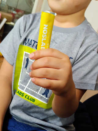 노스랩 프로바이오틱스 베이비 유산균 — 5점을 준 리뷰어가 2020년 6월 올린 사용 사진