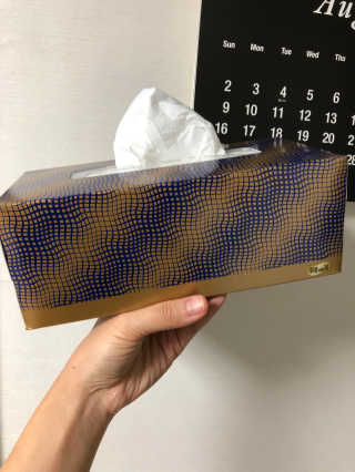 잘풀리는집 부드러운 모이스처 보습 미용 티슈 230매 — 5점을 준 리뷰어가 2020년 9월 올린 사용 사진