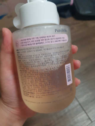Purebble 당김없이 속촉촉_퓨어블 핸드워시 3종 [랜덤발송] — 5점을 준 리뷰어가 2020년 6월 올린 사용 사진