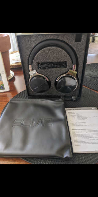 SEVIZ Bluetooth Headphones 10 3color — 5점을 준 리뷰어가 2020년 6월 올린 사용 사진